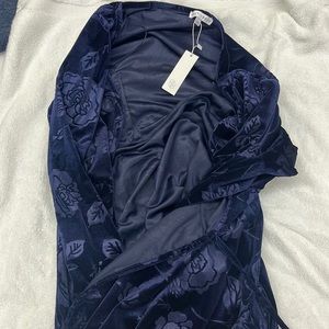 Baltic Born velvet wrap dress